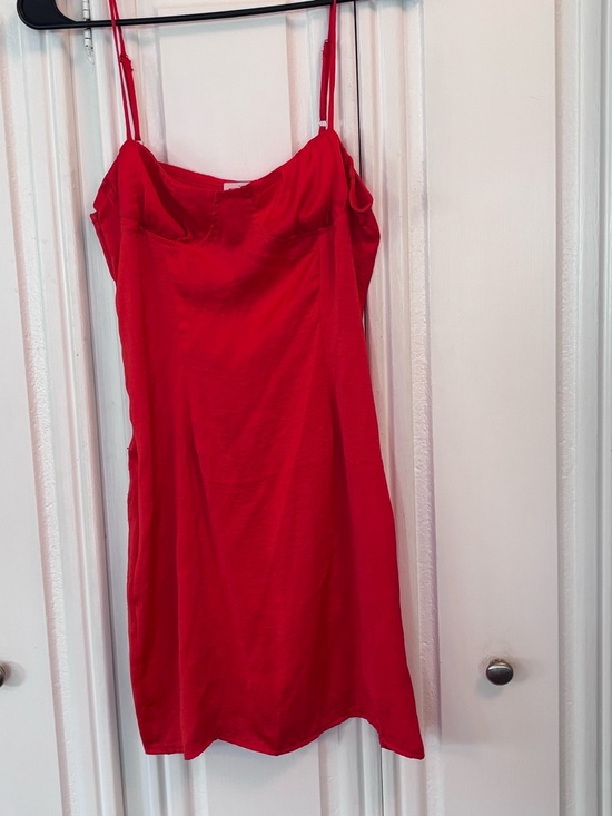 Princess Polly Dresses & Skirts - Princess Polly Red Slip Dress with Thin Straps sz4